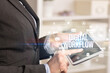 © ra2 studio - Close-up of a tablet searching DIGITAL WORKFLOW inscription, modern technology concept