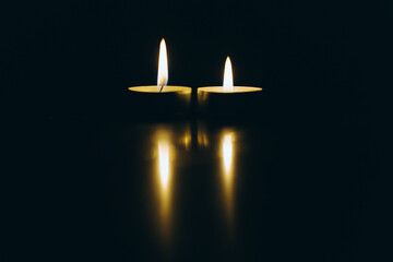 candle in the dark