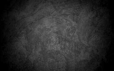 Old wall texture cement dark black gray  background abstract grey color design are light with white gradient background.