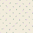 Seamless pattern of small flowers on light background. Floral background