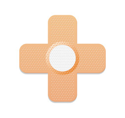 medical plaster. adhesive bandage or sticking plaster. medical band aids protection patch for first 