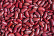 Red bean beans as pattern background, close up