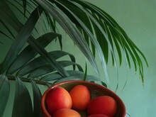 Close-up Of Fresh Fruits In Basket
