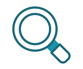 Wall Mural - find search searching single isolated icon with solid line style