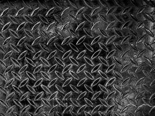 Wall Mural - textured grey metallic floor background