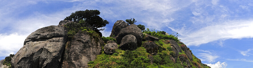 Wall Mural - Landscape with rocks in Morning Site, Sri Lanka // Felslandschaft in Morning Site, Sri Lanka 