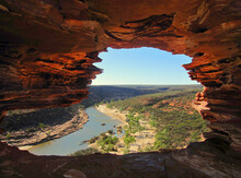Nature's Window, Murchison Valley In Kalbarri National Park, Western Australia