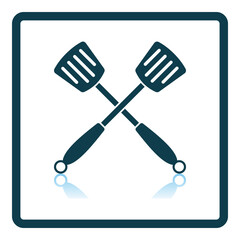 Sticker - Crossed Frying Spatula