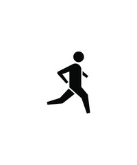 Poster - running man icon,vector best flat icon.