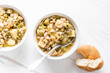 © radub85 - Chicken Breast Casserole, Leeks, Potatoes, Beans, Peas and Green Olives