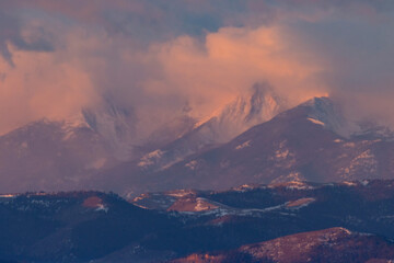 Wall Mural - Spectacular Sunrise on the Sangre de Cristo