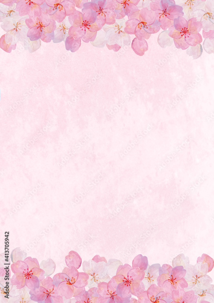 レトロな水彩 桜の背景素材 ソメイヨシノ 花見 和風 和柄 昭和レトロ 入学 卒業 Wall Mural Ayumi Taka レトロな水彩 桜の背景素材 ソメイヨシノ 花見 和風 和柄 昭和レトロ 入学 卒業 Wall Mural Ayumi Taka