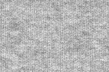 Wall Mural - Gray natural texture of knitted wool textile material background. grey crochet cotton fabric woven canvas texture. close up