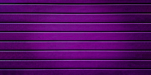 Wall Mural - purple plastic fence striped texture background. By type of wood simulating the wooden surface of the siding