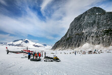 Helicopter Dogsled Tour Flies You Over The Taku Glacier To The HeliMush Dog Camp At Guardian Mountain Above The Taku Glacier, Juneau Ice Field