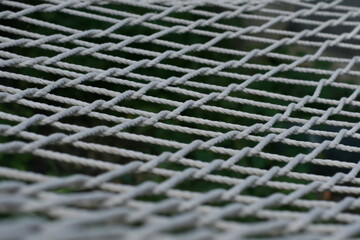 close up view of a hummock net