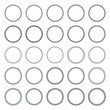 © 4luck - Set of decorative round frames vector elements