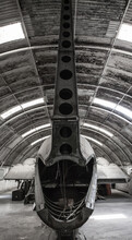 Tail Section On Old Aircraft During Restoration