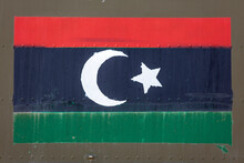 Libyan Flag Painted By Hand On Liyan Military Jet