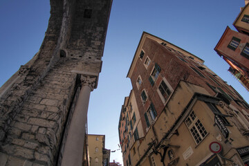 genoa old tower door gate