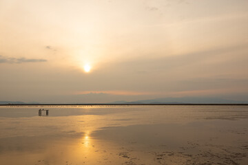 Wall Mural - nature photos. Various sunset photos for background