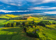 © Cavan Images - Evening aerial view of Southland, New Zealand
