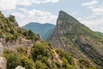 Canvas Print - Entering the Verdon Canyon, Gorges du Verdon, France