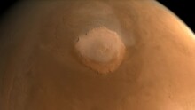 Olympus Mons Goes From Night To Day Below In This Stunning Realistic Animation Of The Red Planet Mars