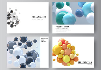 Sticker - vector layout of the presentation slides design business templates, multipurpose template for presen