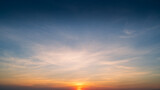 Fototapeta Zachód słońca - sunset at the beach background
