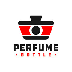 Canvas Print - modern perfume bottle logo