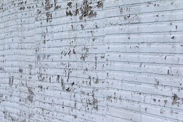 Wall Mural - The Walls and backgrounds Old cement walls with black stains on the surface caused by moisture. Peeling wall surface with cracks and scratches, old rough gray cement wall surface for the background.