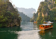 Boat trips on Baofeng Lake in the Wulingyuan Scenic Area near Zhangjiajie, Hunan Province, China.