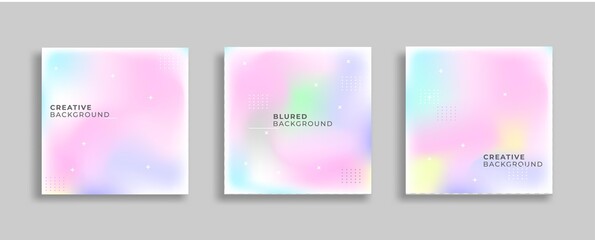 Wall Mural - Abstract holographic background. Modern , creative vector illustration