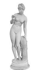 Ancient marble statue of a nude woman