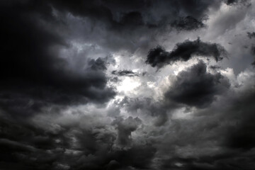 Wall Mural - storm clouds background