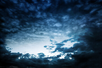 Wall Mural - storm clouds background