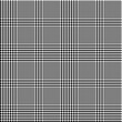 Plaid pattern glen black and white check graphic. Seamless abstract houndstooth tartan art background for dress, tablecloth, blanket, other modern spring autumn winter textile print.
