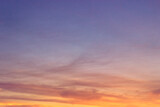 Fototapeta Zachód słońca - sunset sky background