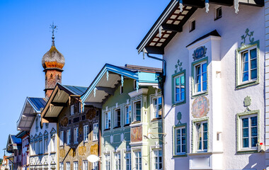 Poster - famous old town of Bad Tolz - Bavaria