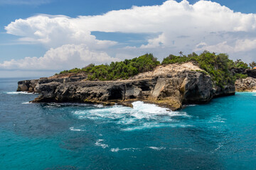 Canvas Print - Lagon bleu à Nusa Ceningan, Indonésie