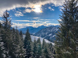 Fototapeta Tęcza - Allgäuer Alpen Breitenberg Ostlerhütte