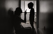 © kieferpix - Mother correcting, disciplining her child for bad behavior. Parenting and discipline concept,