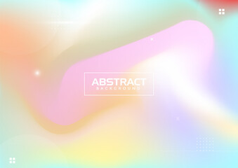 Poster - Abstract Colorfull  PastelGradient Modern Background - Premium Vector