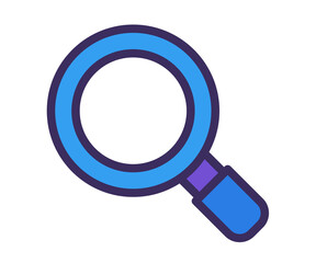 Wall Mural - find search searching single isolated icon with filled line style