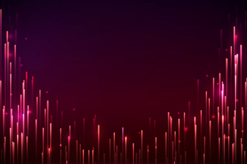 Wall Mural - red neon meteor background design vector