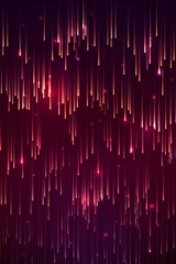 Wall Mural - red neon meteor background design vector