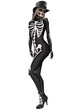 © Andreas Meyer - 3d render of a sexy girl that posing in a  skeleton bodysuit costume