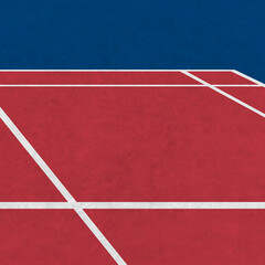 Poster - Indoor sport flooring line vector