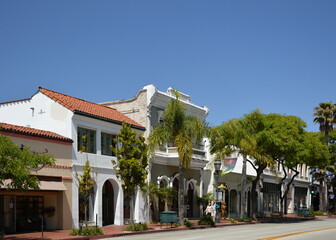 Wall Mural - Downtown Santa Barbara, Kalifornien